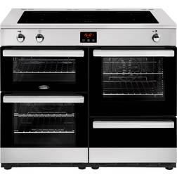 Belling Farmhouse 110EI Stainless Steel, Black