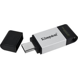 Kingston dt80/256gb 256 go usb-c usb 3. 2 gris