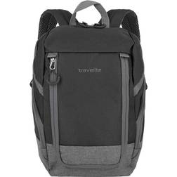 Travelite Basics Backpack - Black/Grey