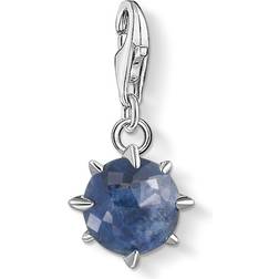 Thomas Sabo Monthly Stone September Charm Pendant - Silver/Blue/White