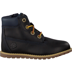 Timberland Junior Pokey Pine 6-Inch Side-Zip Boot - Navy