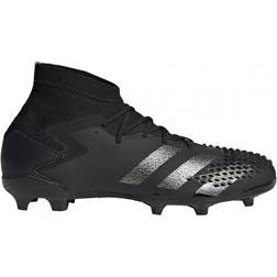 Adidas Predator Mutator 20.1 Firm Ground Boots - Core Black/Silver Metallic