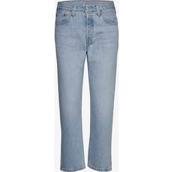 Levi's 501 Crop Jeans - Light Indigo/Worn in