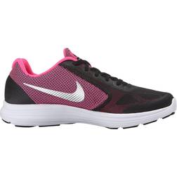 Nike Revolution 3 GS - Black/Metallic Silver/Hyper Pink/White