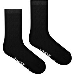 Frank Dandy Bamboo Solid Crew Socks - Black