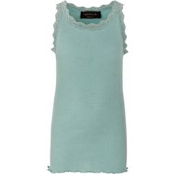 Rosemunde Girl's Lace Top - Green Lake (59159-621)