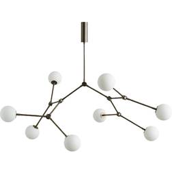 101 Copenhagen Drop Bulb Black/Brass Lampada a Sospensione 157cm