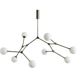 101 Copenhagen Drop Bulb Black/Brass Pendellampa 157cm