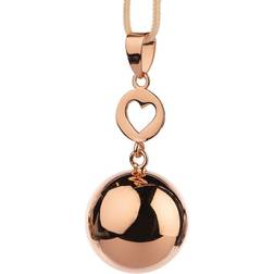 Babynord Bola Heart Pendant - Rose Gold