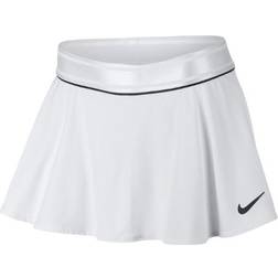 Nike Court Flouncy Skirt Kids - White/White/Black/Black