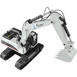 Amewi G704E Volledig metalen graafmachine 1:14 RTR Wit