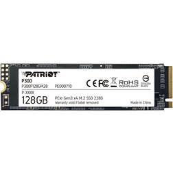 Patriot Memory P300 128 Go SSD M.2 2280 NVMe PCIe 3.0