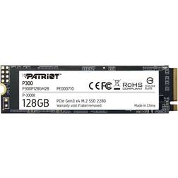 Patriot SSD Viper P300 M.2 PCI-Ex4 NVMe 128GB -levy