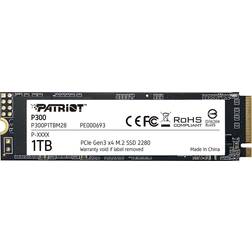 Patriot SSD Viper P300 M.2 PCI-Ex4 NVMe 128GB -levy