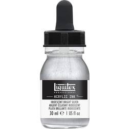 Liquitex Acrylic Ink Iridescent Bright Silver 30ml