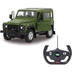 Jamara Véhicule toutterrain électrique Land Rover Defender Vert 1:14