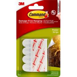 3M Command Poster Strips 12-pack