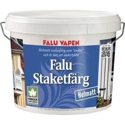 Falu Vapen Falu Staketfärg Träfärg Vit 4L