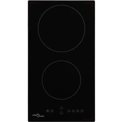 vidaXL Plaque De Cuisson Céramique 2 Brêleurs Contríle Tactile 3000 W 50783