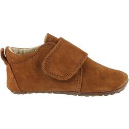 Pom Pom Hjemmesko - Suede Camel