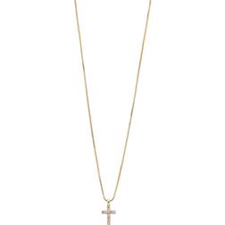 Pilgrim Clara Necklace - Gold/Transparent