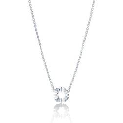 Gynning Jewelry Bricks Explosion Mini Necklace - Silver/Transparent