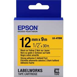 Epson LabelWorks Black on Yellow