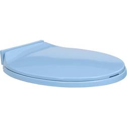 vidaXL Sininen Soikea WC-Istuimen Pehmeästi