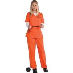 Amscan Inmate Costume Orange