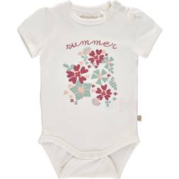 Minymo Baby Body S/S - White (111249-1000)