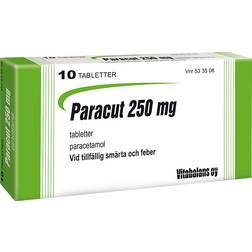 Paracut 250mg 10 st Tablett