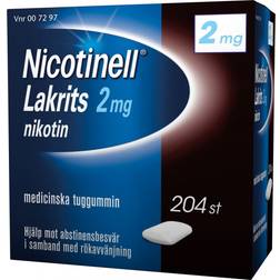 Nicotinell Lakrits 2mg 204 st Tuggummi