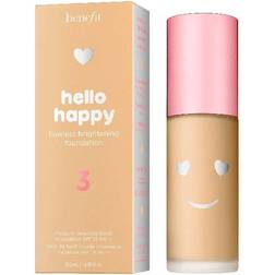 Benefit Hello Happy Flawless Brightening Foundation SPF15 PA++ #3 Light Neutral Warm