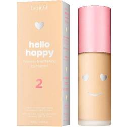 Benefit Hello Happy Flawless Brightening Foundation SPF15 PA++ #2 Light Warm