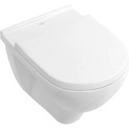 Villeroy & Boch O.novo Cuvette suspendue avec abattant WC, 5660HRR1, blanc