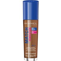 Rimmel Match Perfection Foundation, 605 Deep Chocolate