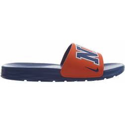 Nike Benassi Solarsoft NBA - Brilliant Orange/Flat Silver/Rush Blue/Rush Blue