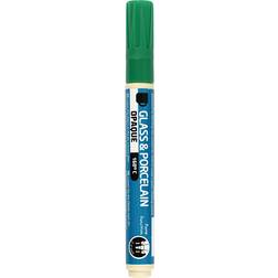 Creotime Glass & Porcelain Pens Opaque Green 2-4mm