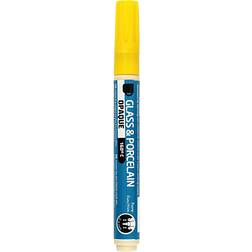 Creotime Glass & Porcelain Pens Opaque Yellow 2-4mm