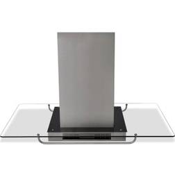 vidaXL Island with LCD Display 90 cm, Grå
