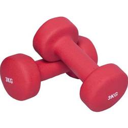 Gorilla Sports Vinyl Dumbbells 2x3kg