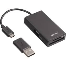 Hama USB 2.0 OTG Hub / Card Reader (54141)