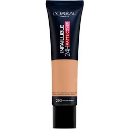 L'Oréal Paris Infallible 32hr Matte Cover Foundation 30ml (Various Shades) 290 Amber