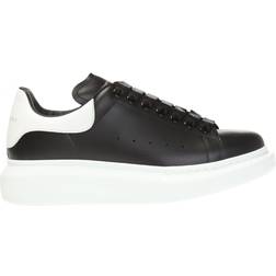 Alexander McQueen Exaggerated-Sole Leather Sneakers - Black