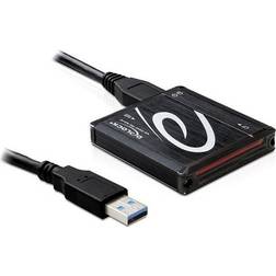 DeLock USB 3.0 Card Reader All in 1 lettore di schede USB 3.2 Gen 1 (3.1 Gen 1) Nero