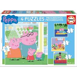 Educa 4 in 1 Peppa Pig 43 Pieces