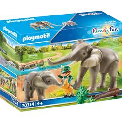 Playmobil Family Fun Elephant Habitat 70324