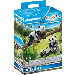 Playmobil 70353 2 Panda's met baby