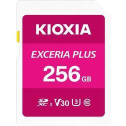 Kioxia EXCERIA PLUS SDXC-kaart 256 GB UHS-I, v30 Video Speed Class