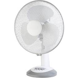 Emerio FN-114202 Tafelventilator 30 cm Wit Grijs